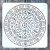  Maja mintás 20x20cm- es mandala mintás sablon2