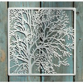20x20cm- es fa  mintás sablon DIY stencil