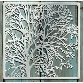 20x20cm- es fa  mintás sablon DIY stencil