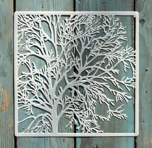 20x20cm- es fa  mintás sablon DIY stencil