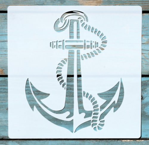 20x20cm- es horgony mintás sablon4