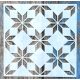 20x20cm -es geometriai mintás műanyag festő stencil sablon 