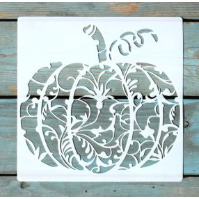20x20cm- es sarok Halloween tök  mintás sablon DIY stencil