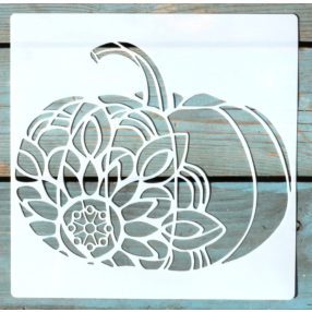 20x20cm- es sarok Halloween tök  mintás sablon DIY stencil