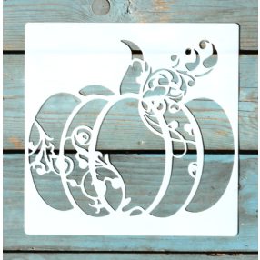 20x20cm- es sarok Halloween tök  mintás sablon DIY stencil