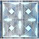 20x20cm- es  geometria mintás rétegző sablon
