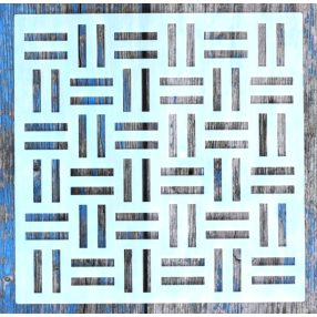 20x20cm- es  geometria mintás sablon