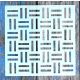 20x20cm- es  geometria mintás rétegző sablon