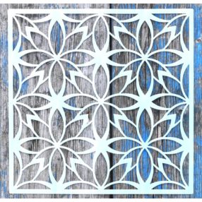 20x20cm- es  geometria mintás DIY  sablon