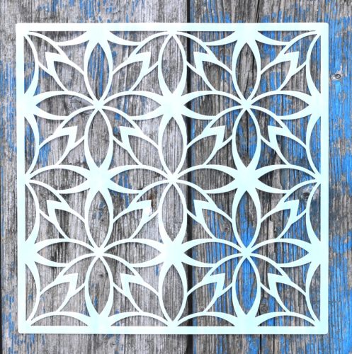20x20cm- es  geometria mintás rétegző 3 sablon