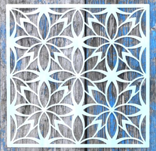 20x20cm- es  geometria mintás DIY  sablon
