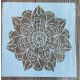 Mandala 20x20 cm-es  sablon 