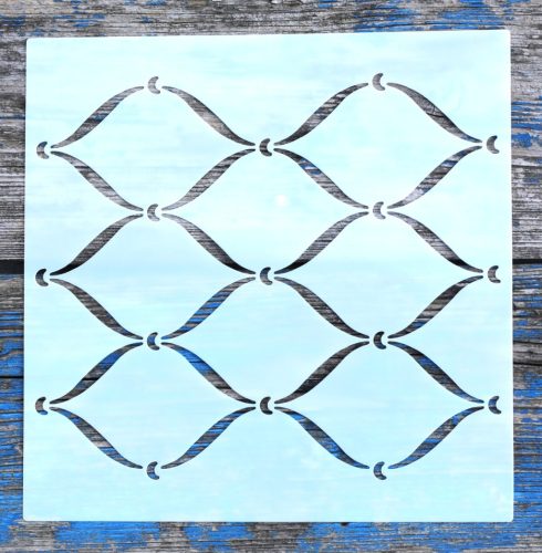 Geometriai mintás  20x20 cm-es  sablon 