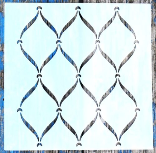 Geometriai mintás  20x20 cm-es  sablon 