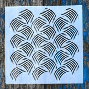 Geometria mintás 20x20 cm-es  sablon 