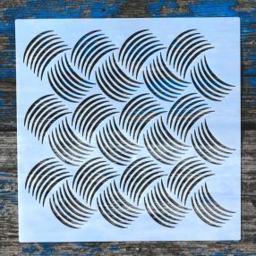 Geometria mintás 20x20 cm-es  sablon 