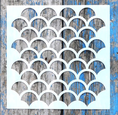 Geometria mintás 20x20 cm-es sablon 