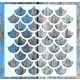 Geometria mintás 20x20 cm-es sablon 