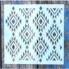 Geometria mintás 20x20 cm-es  sablon 