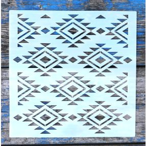 Geometria mintás 20x20 cm-es  sablon 