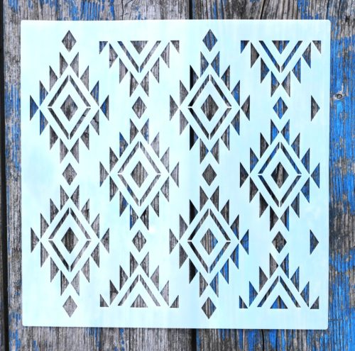 Geometria mintás 20x20 cm-es  sablon 