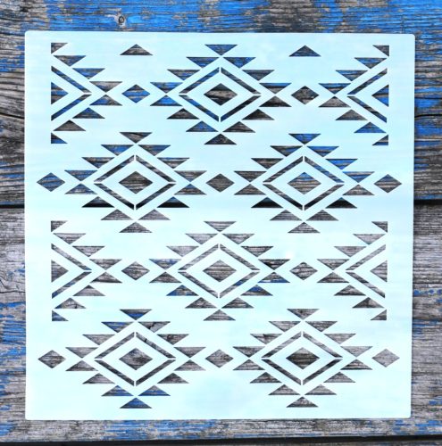 Geometria mintás 20x20 cm-es  sablon 