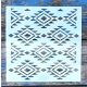 Geometria mintás 20x20 cm-es  sablon 