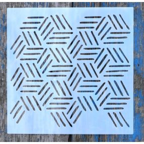 Geometria mintás 20x20 cm-es  sablon 