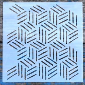 Geometria mintás 20x20 cm-es  sablon 