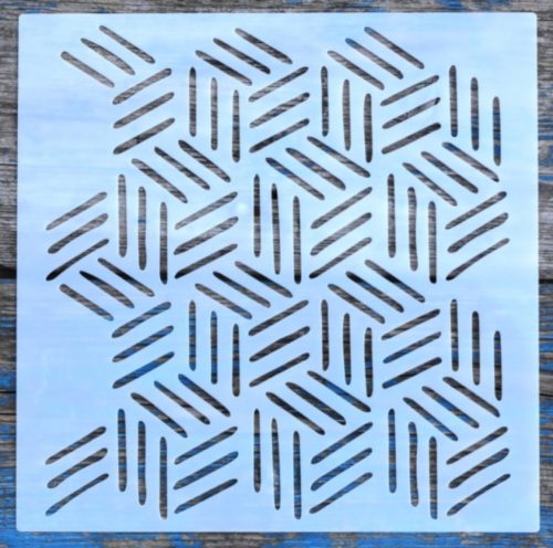 Geometria mintás 20x20 cm-es  sablon 