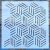 Geometria mintás 20x20 cm-es  sablon 