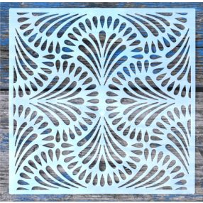 Geometria mintás 20x20 cm-es  sablon 