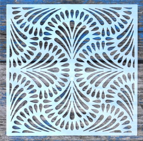 Geometria mintás 20x20 cm-es  sablon 