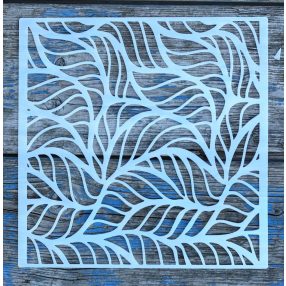 levél textúra mintás 20x20 cm-es  sablon 