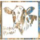 tehén mintás 20x20 cm-es  sablon műanyag DIY stencil 