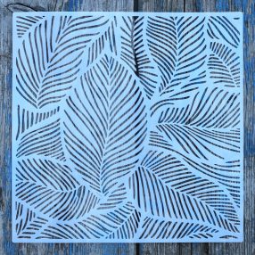 textúra mintás, festő sablon 20x20 cm-es DIY stencil
