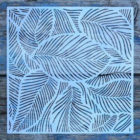 textúra mintás, festő sablon 20x20 cm-es DIY stencil