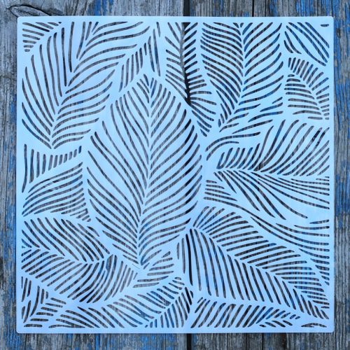 textúra mintás, festő sablon 20x20 cm-es DIY stencil