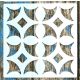 Geometria mintás, csempe sablon 20x20 cm-es DIY stencil