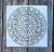 Mandala műanyag Sablon 20x20 cm-es DIY festő stencil