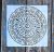  Mandala  műanyag Sablon 20x20 cm-es DIY festő  stencil