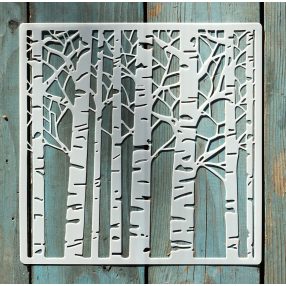 20x20cm- es fa  mintás sablon DIY stencil