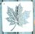 20x20cm- es falevél  mintás sablon DIY stencil