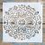 20x20cm- es mandala mintás sablon DIY stencil