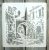 20x20cm- es velencei életkép mintás sablon DIY stencil