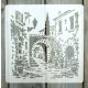 20x20cm- es velencei életkép mintás sablon DIY stencil