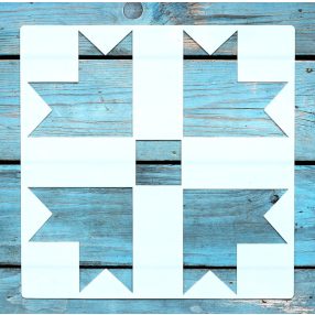 25x25 cm- es geometriai mintás sablon  DIY festö stencil 