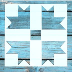 25x25 cm- es geometriai mintás sablon  DIY festö stencil 