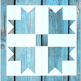 25x25 cm- es geometriai mintás sablon  DIY festő stencil 