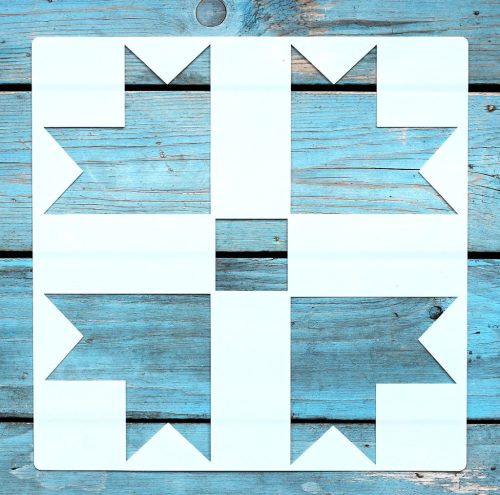 25x25 cm- es geometriai mintás sablon  DIY festö stencil 